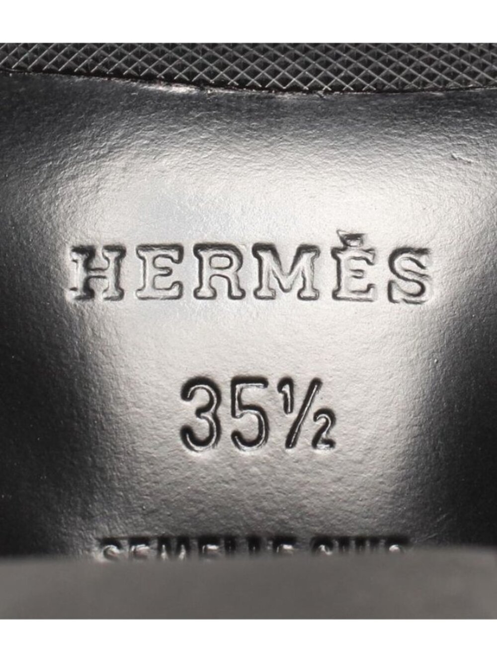 Hermes Short Boots Saint Germain Kelly Hardware Suede SIZE 35 1 2 - Picture 5 of 8